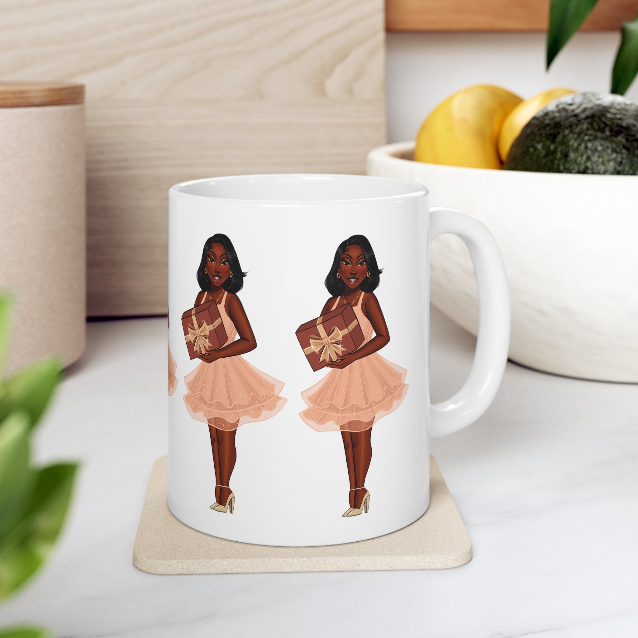 Melanin Queen Ceramic Mug 11oz