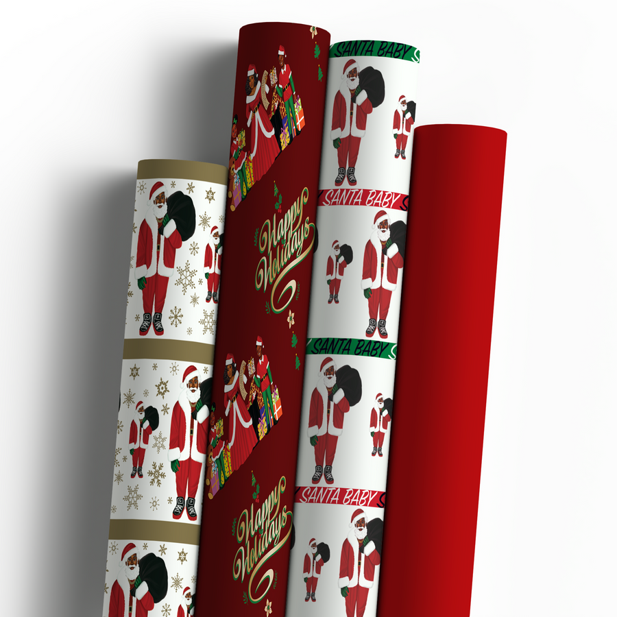 Mah Melanin's Large Four Pack Gift Wrap