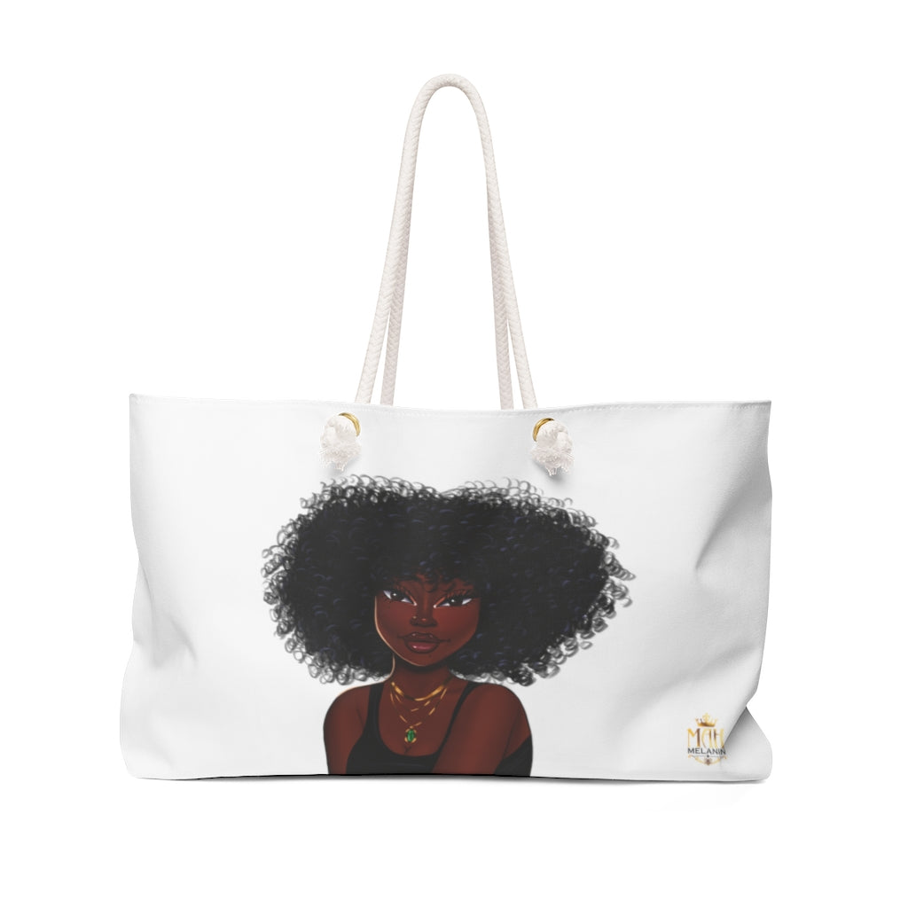 Weekender Bag White Featuring Essence