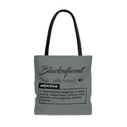 Blacknificient Tote Bag (Charcoal)