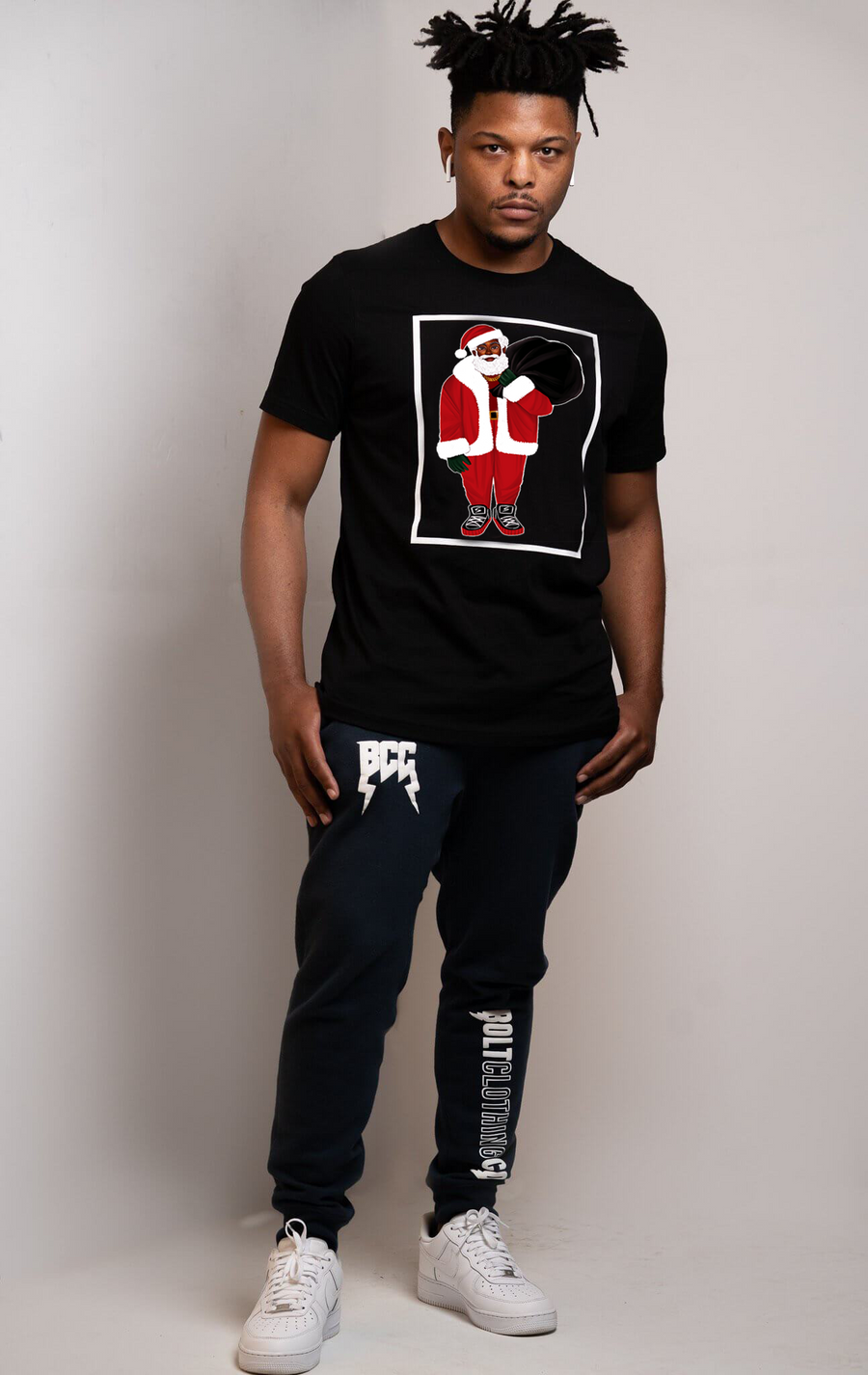 Adult Unisex Ken, The Black Santa Shirt