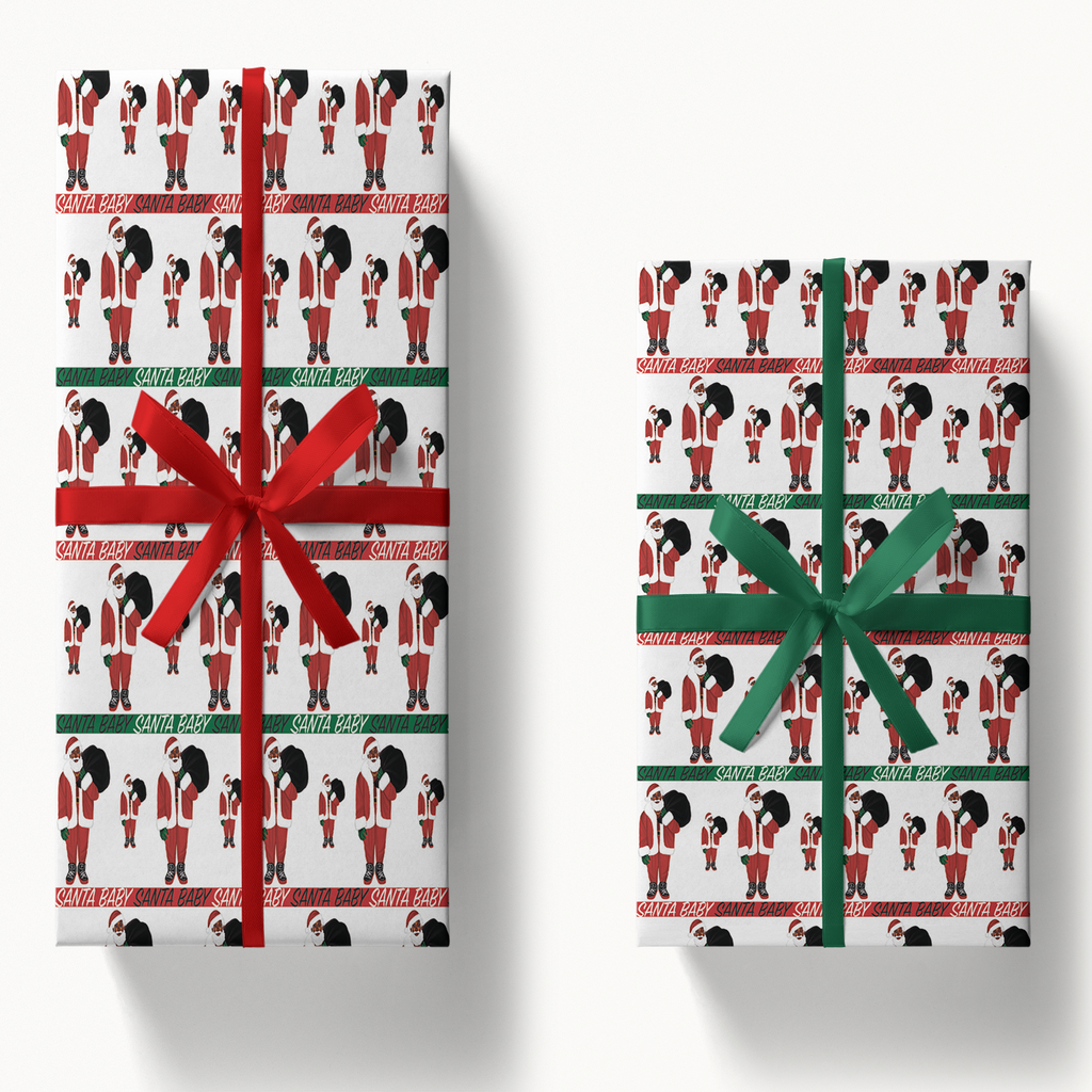 Santa Remix and Let's Celebrate Gift Wrap Bundle – Mah Melanin