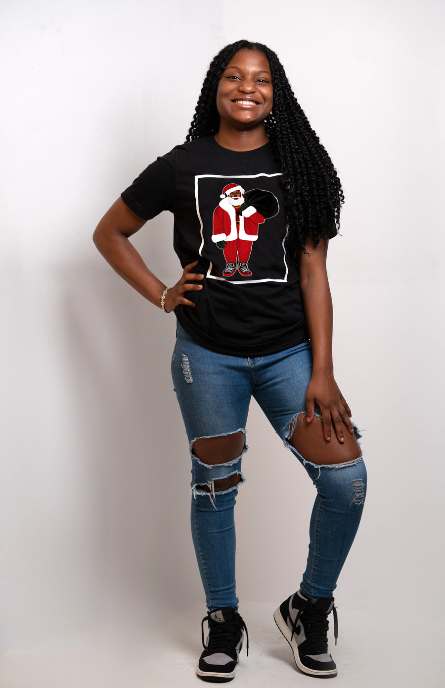 Adult Unisex Ken, The Black Santa Shirt
