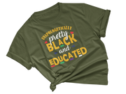Unapologetically Black and Educated Adult Unisex Tee