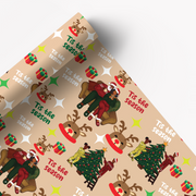 Home for the Holidays Wrapping Paper Multipack – Featuring Black Santa Claus, Mrs. Claus, and African American Elves