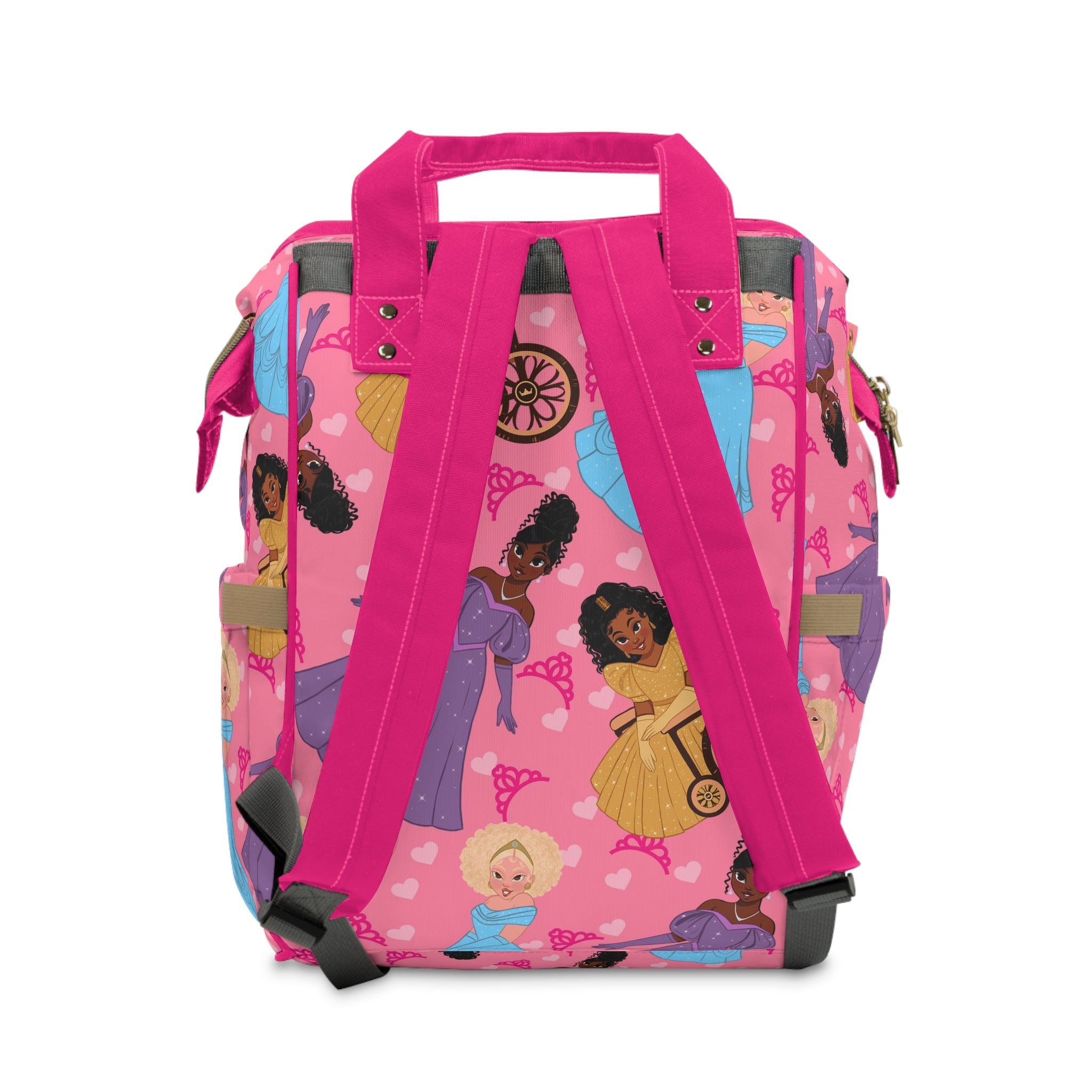 Princess Multifunctional Diaper Backpack