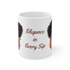 Elegance in Every Sip Ceramic Mug 11oz