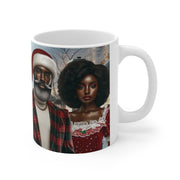 Holiday Elegance - Melanin Santa & Mrs. Claus Mug
