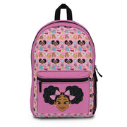 I'sis Afro Puffs African American Girl Backpack