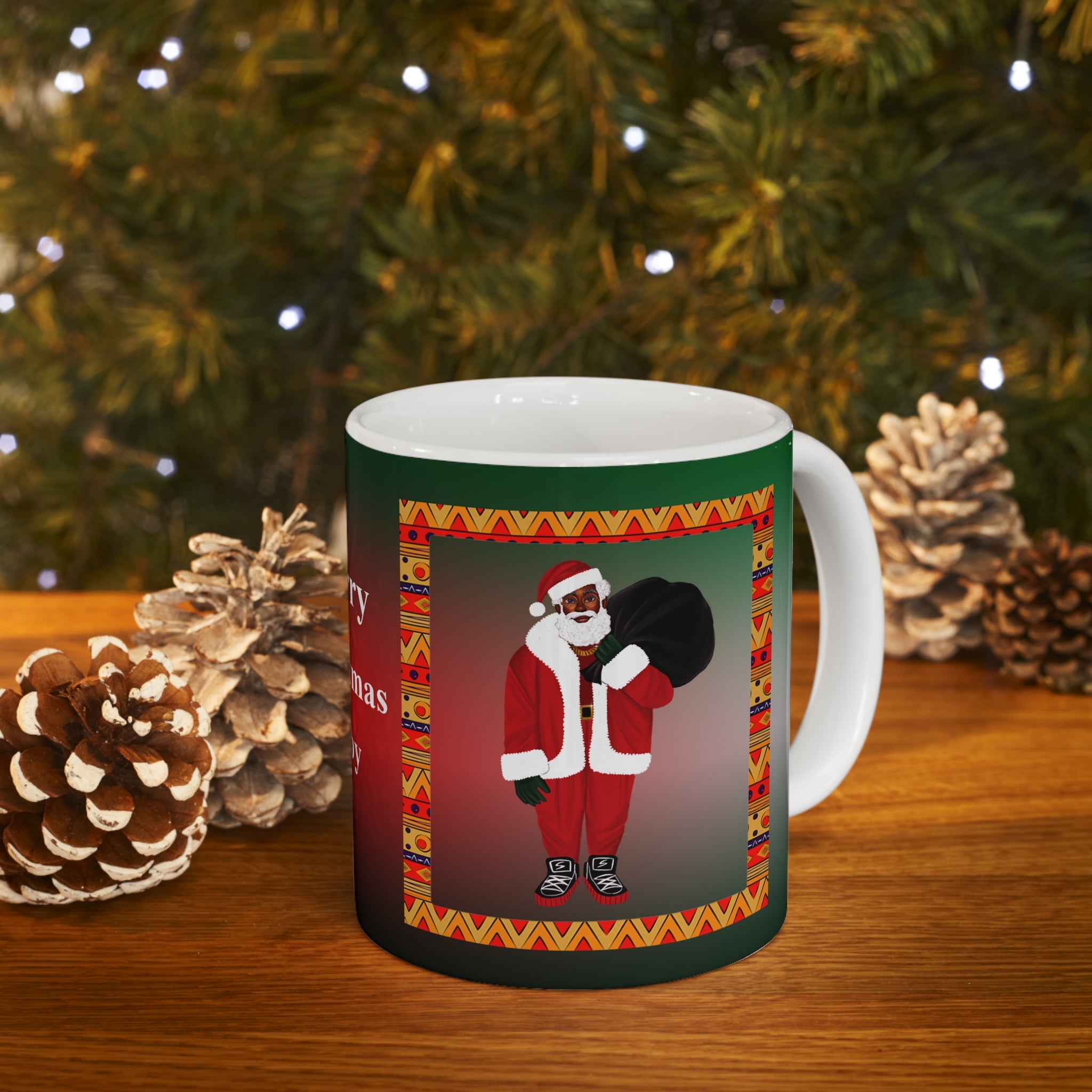 Ken, The Black Santa Mug