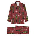 Kids Black Nutcracker Christmas Pajama Set