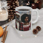 Holiday Elegance - Melanin Santa & Mrs. Claus Mug