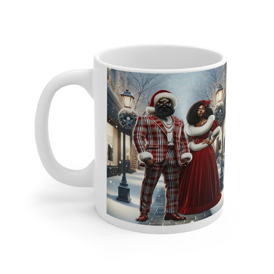 Melanin Holiday Vibes - Santa & Mrs. Claus Mug