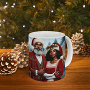 Regal Melanin Santa & Mrs. Claus Mug