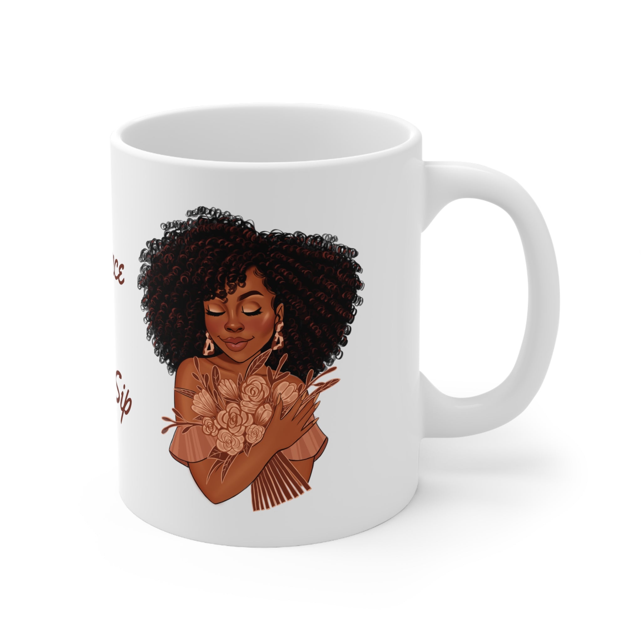 Elegance in Every Sip Ceramic Mug 11oz