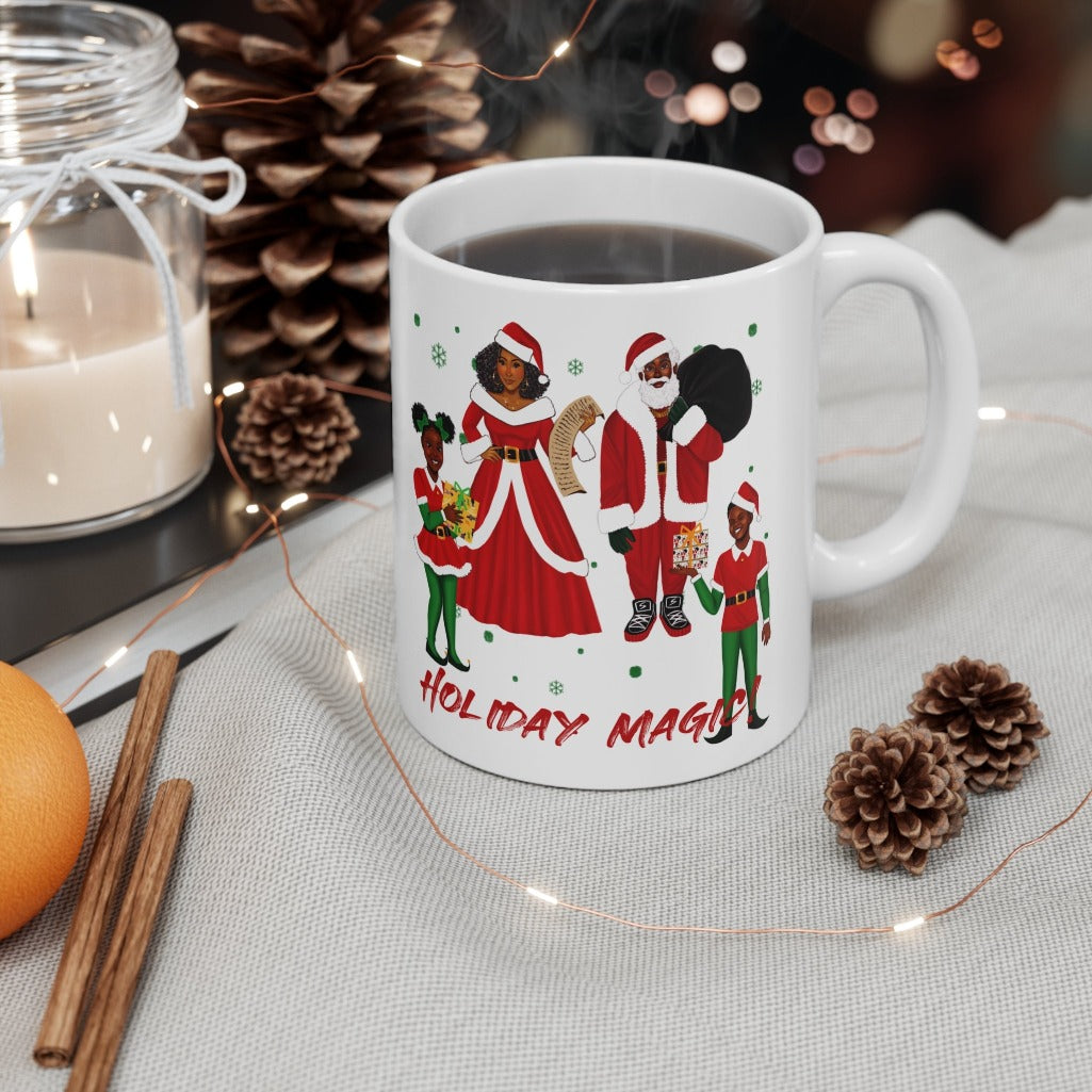 Santa's Crew Holiday Mug – Mah Melanin