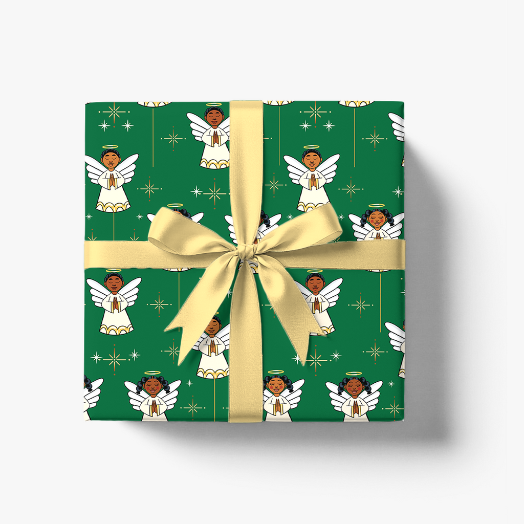 Christmas Angels Gift Wrap