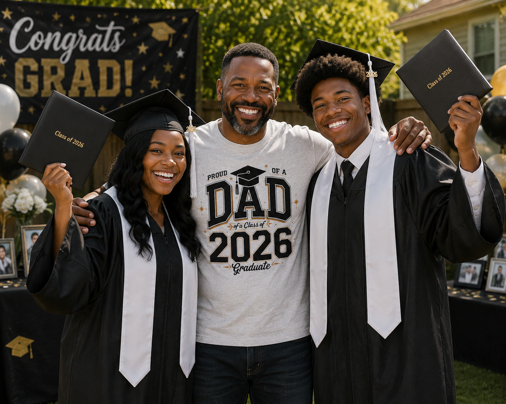 2026 Graduate Proud Dad Tee