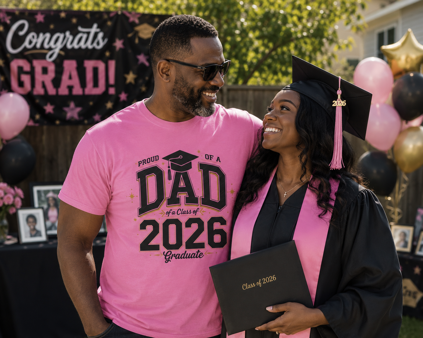 2026 Graduate Proud Dad Tee