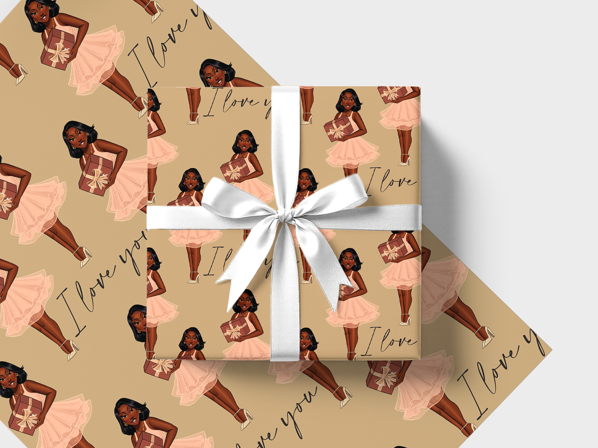 Simply Beautiful Premium Single Roll Wrapping Paper