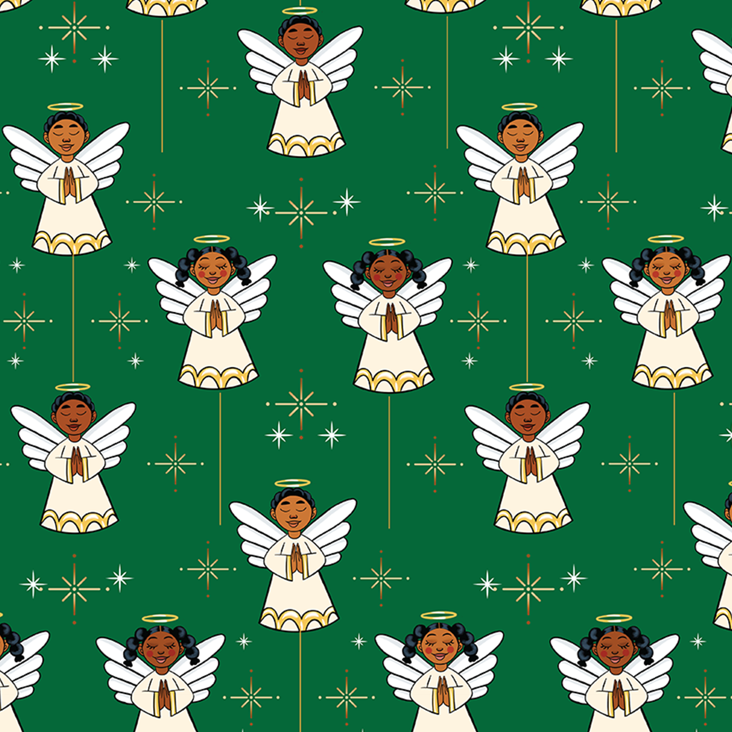 Harmony & Cheer African American Gift Wrap