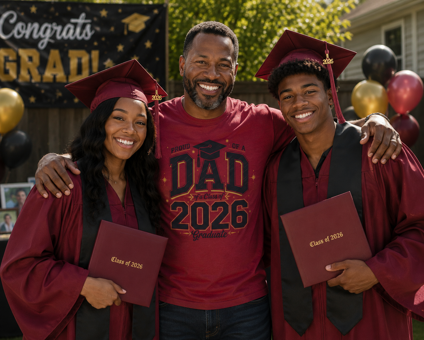 2026 Graduate Proud Dad Tee