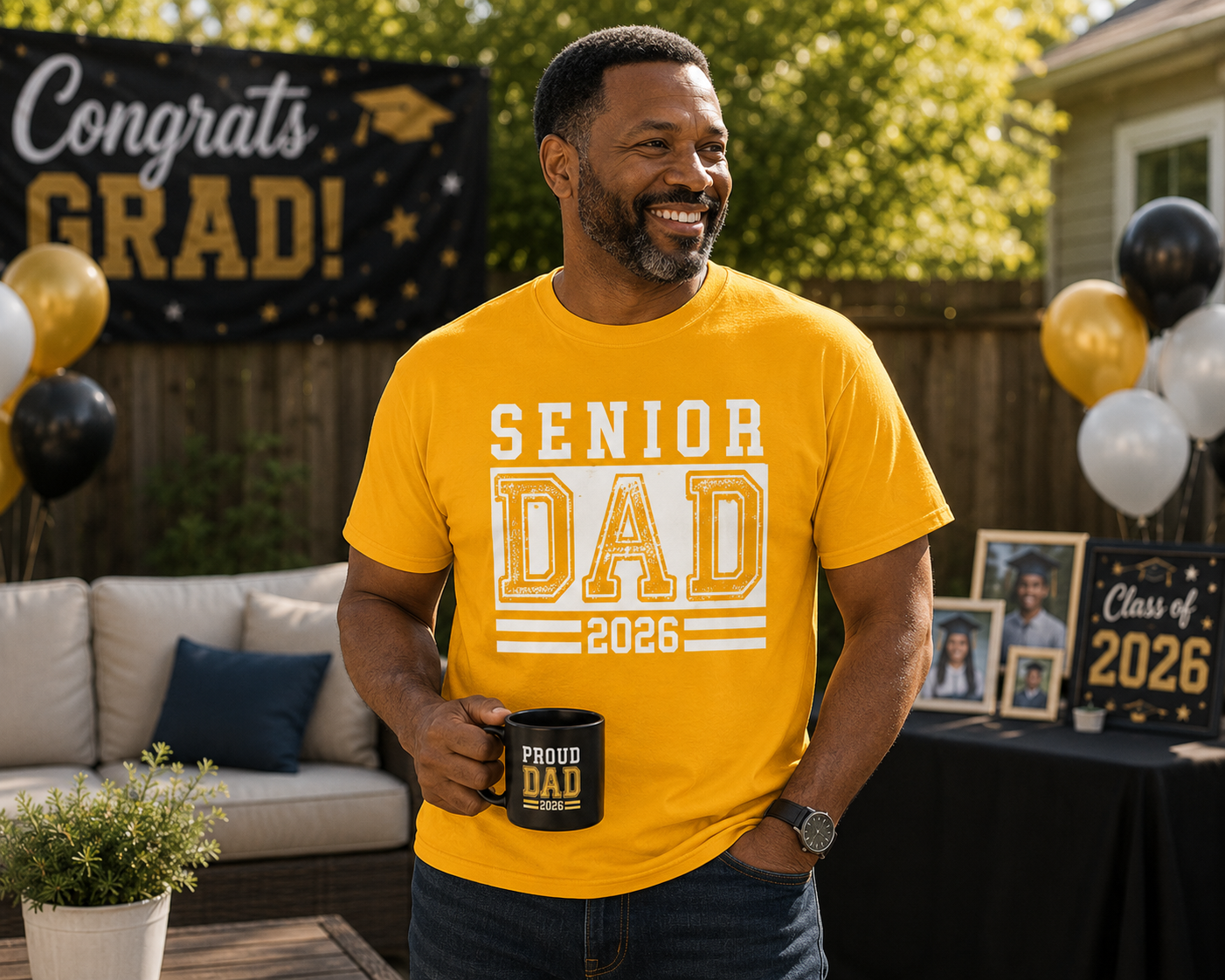 Senior Dad Varsity Tee – Class of 2026