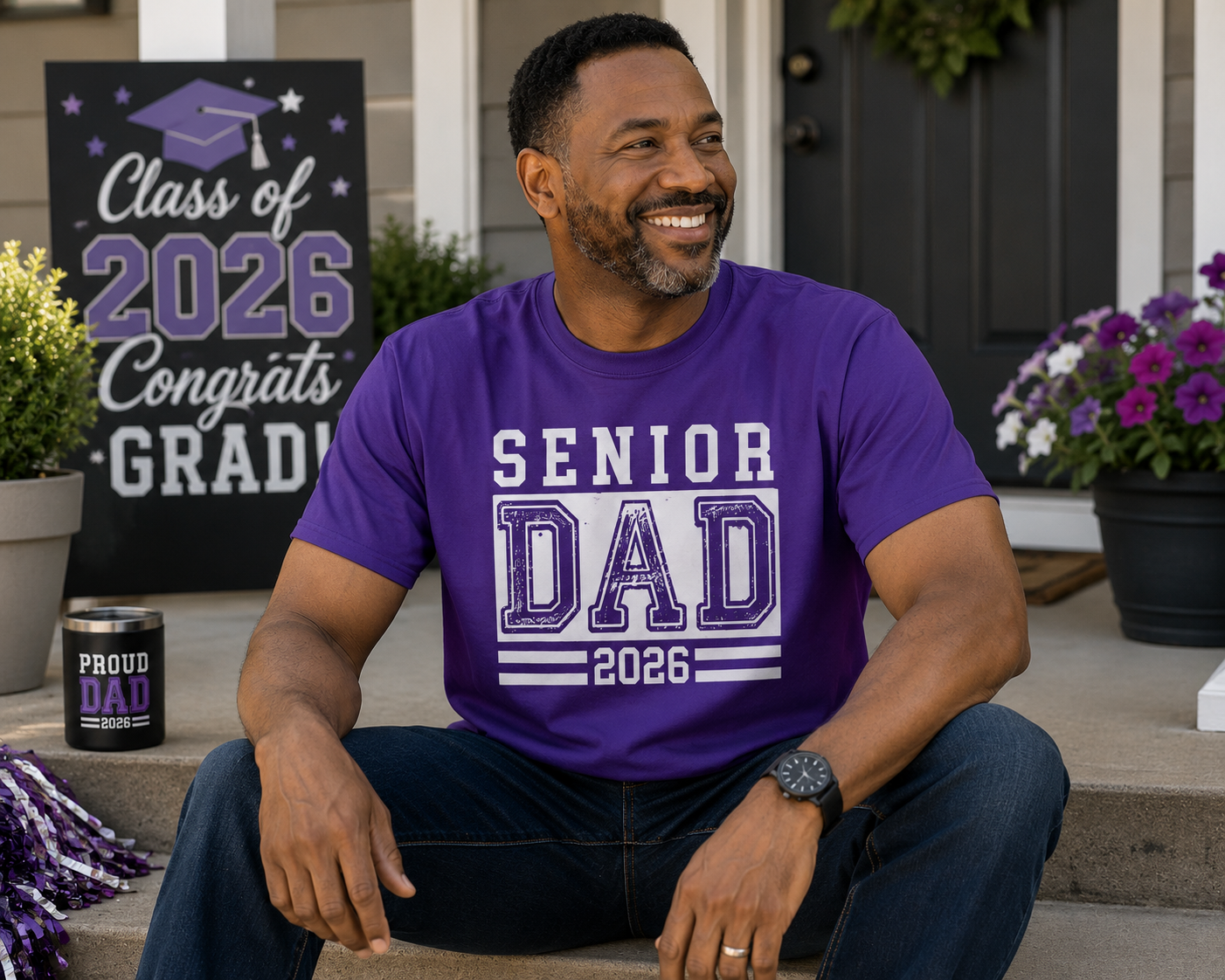 Senior Dad Varsity Tee – Class of 2026