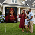The Graduation Front Yard Banner – Personalized Photo Keepsake