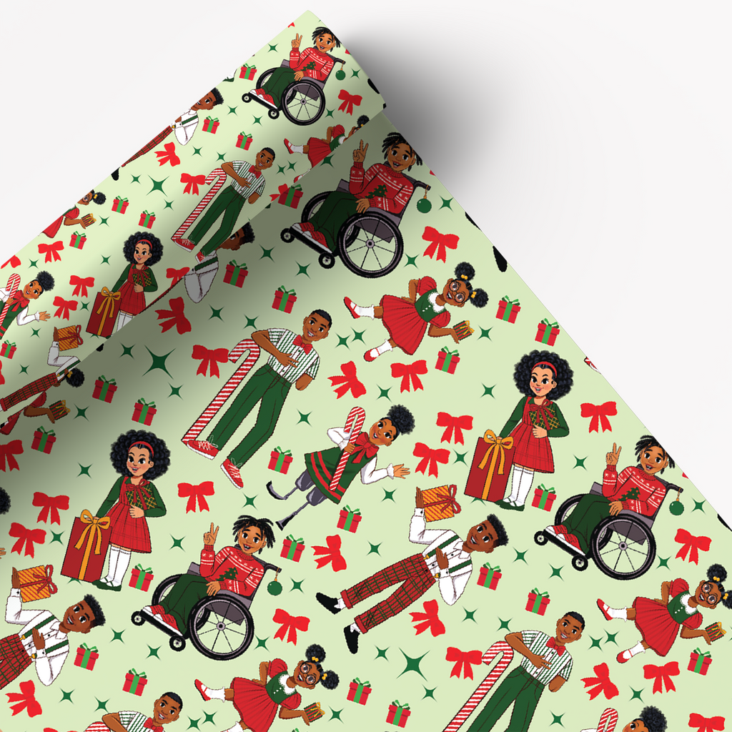 Christmas Memories Ornament Gift Wrap