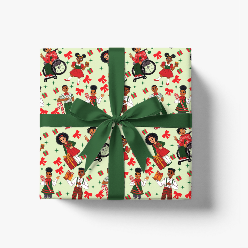 Christmas Memories Ornament Gift Wrap