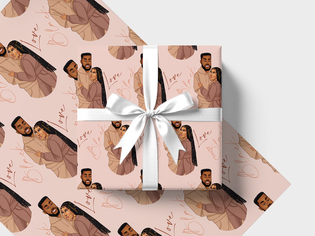 Together Always Premium Single Roll Wrapping Paper