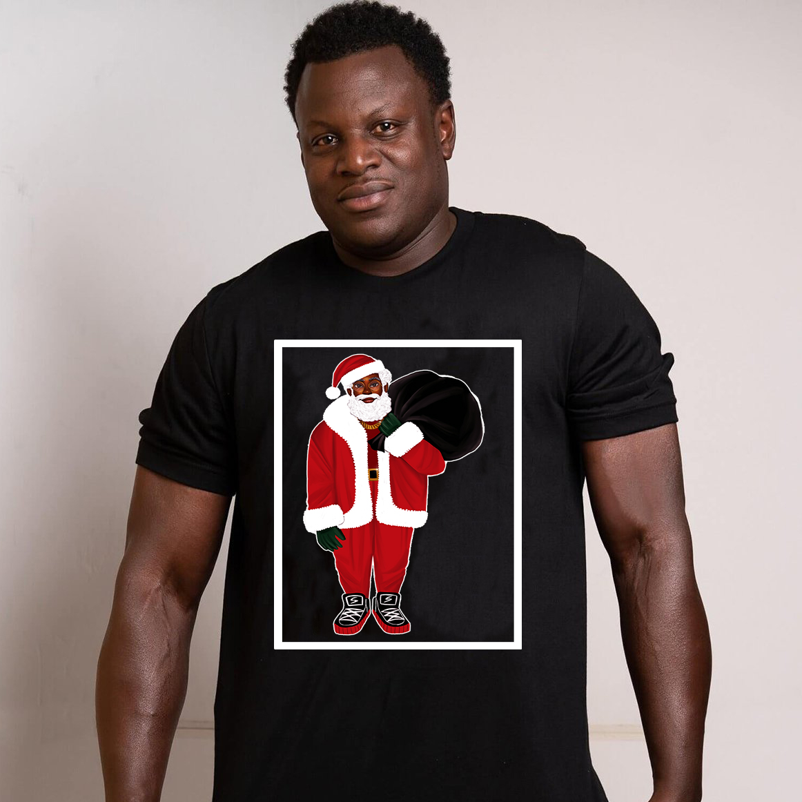 Adult Unisex Ken, The Black Santa Shirt