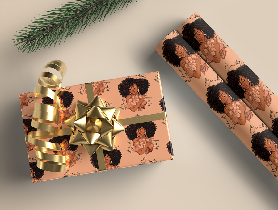 Kwanzaa Wrapping Paper Authentic African American Heritage Gift Wrap:  Elevate Your Presents With Cultural Charm 