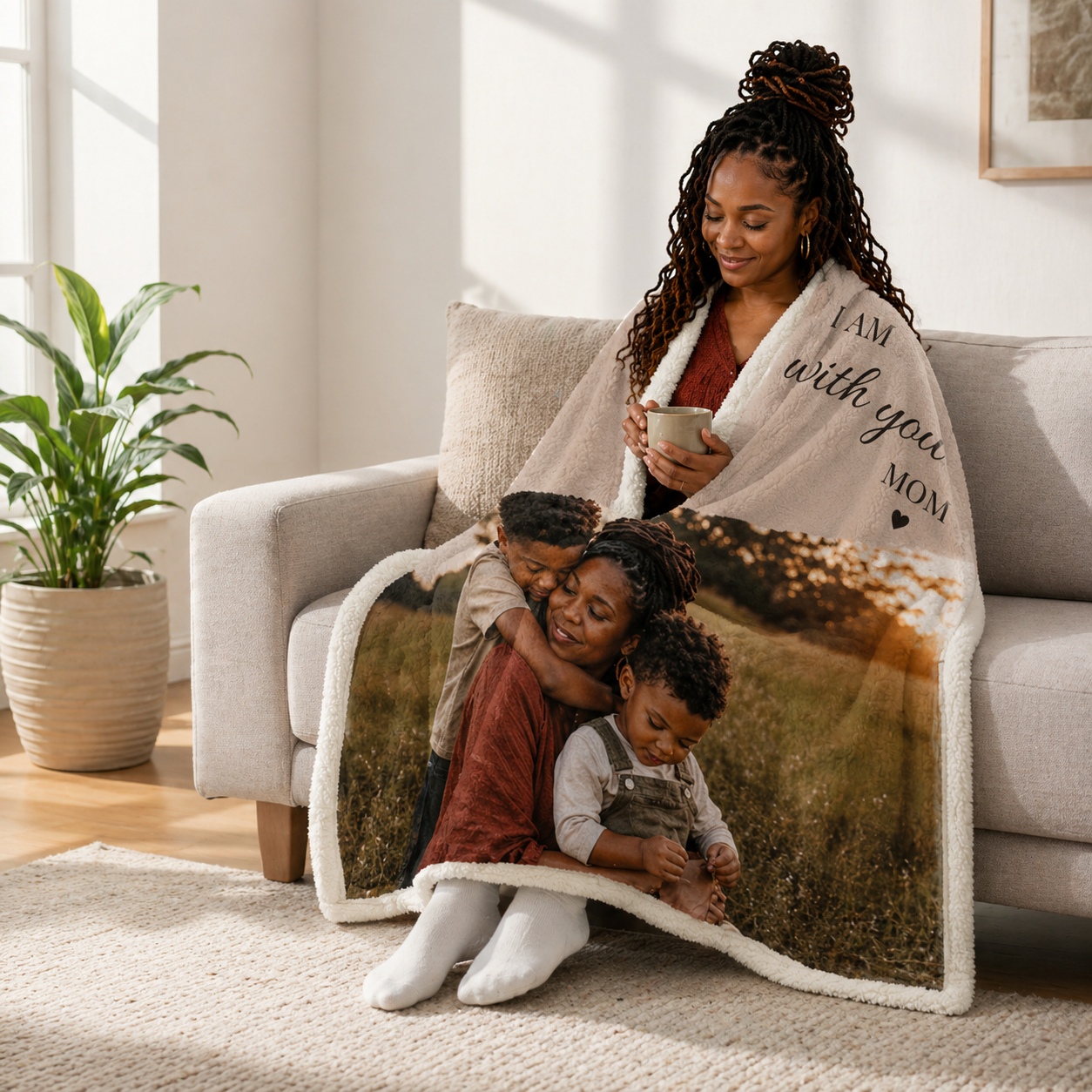 Everything I Am Personalized Photo Blanket