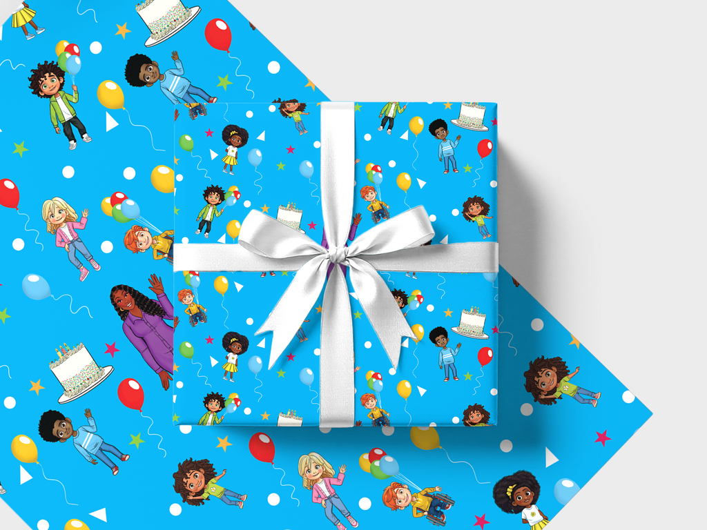 Ms. Houston's Party Time Gift Wrap | Limited Edition Licensed Collection