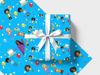 Ms. Houston's Party Time Gift Wrap | Limited Edition Licensed Collection