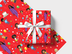 Ms. Houston's Party Time Gift Wrap | Limited Edition Licensed Collection