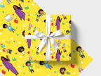 Ms. Houston's Party Time Gift Wrap | Limited Edition Licensed Collection