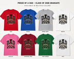 2026 Graduate Proud Dad Tee