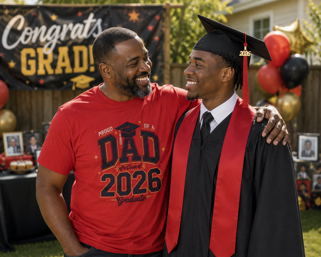 2026 Graduate Proud Dad Tee