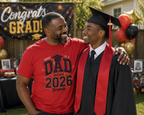 2026 Graduate Proud Dad Tee
