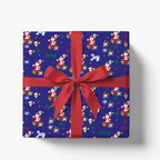 Santa and His Gs Gift Wrap
