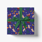 Santa's List Gift Wrap