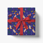 Santa's List Gift Wrap