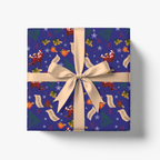 Santa's List Gift Wrap