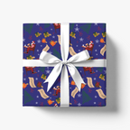 Santa's List Gift Wrap