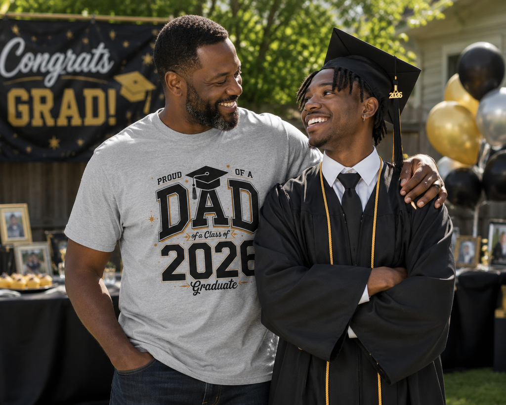 2026 Graduate Proud Dad Tee