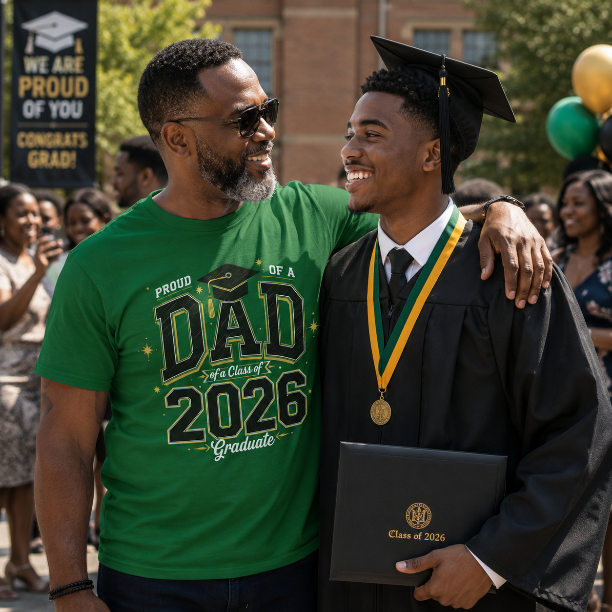 2026 Graduate Proud Dad Tee