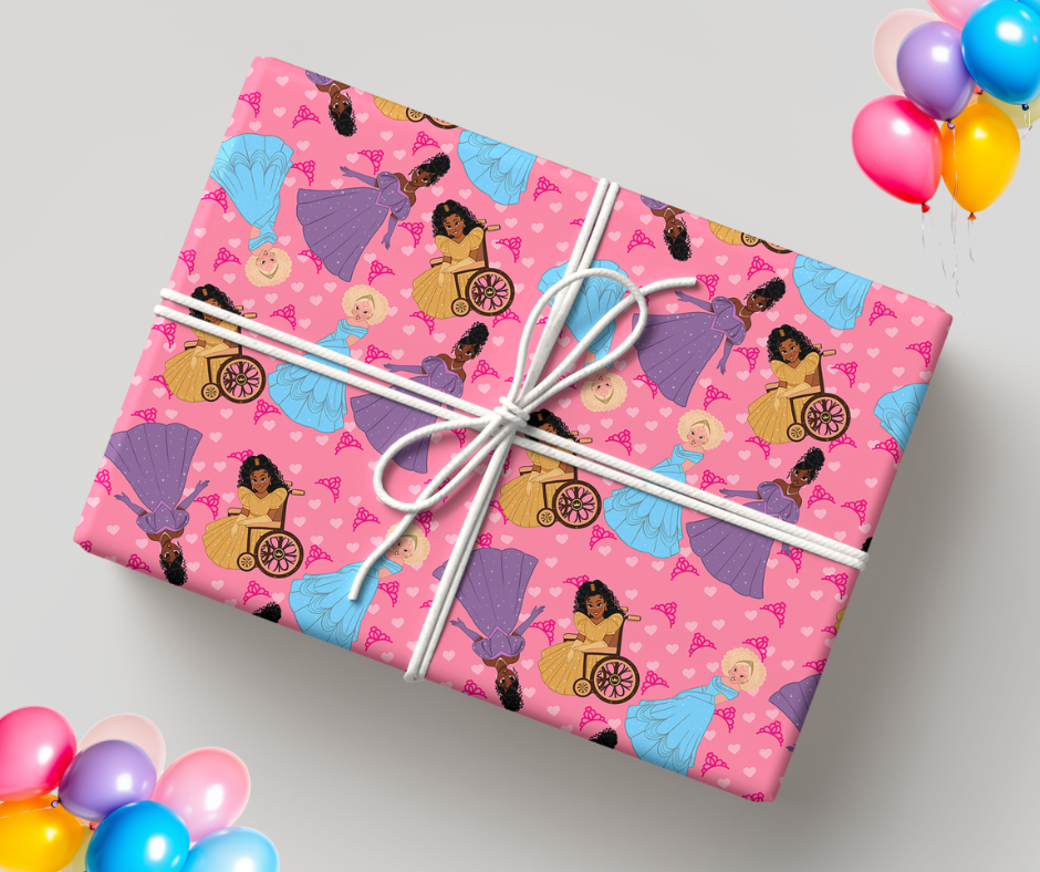 Royal Dreams Princess Gift Wrap - Free Shipping